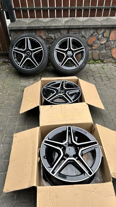 Alufelgi Mercedes c118 Cla 35 AMG Oryginalne z 2 oponami