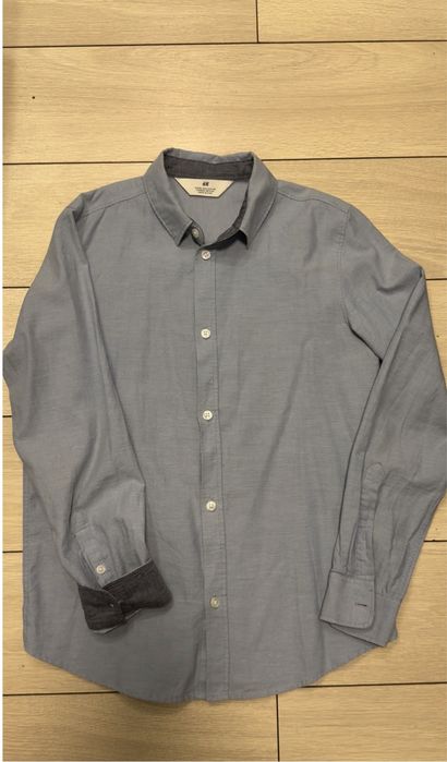 Сорочка H&M на 11–12 років — 100% бавовна, стильна та м’яка