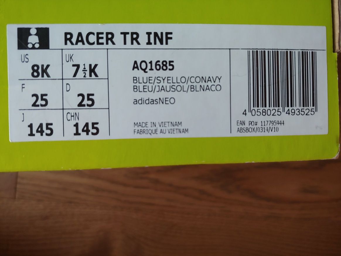 Buty adidas racer r. 25