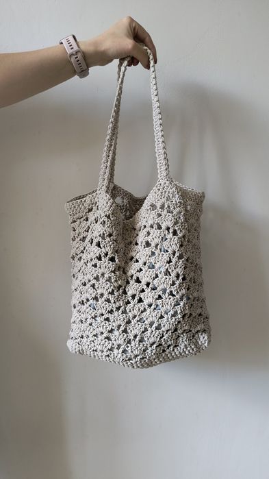 Ręcznie robiony torebko-worek