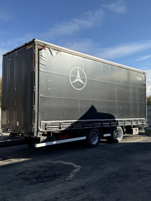 Przyczepa wielton tandem PRZEJAZDOWA 19,5 tarczowe 7.7m jumbo wecon