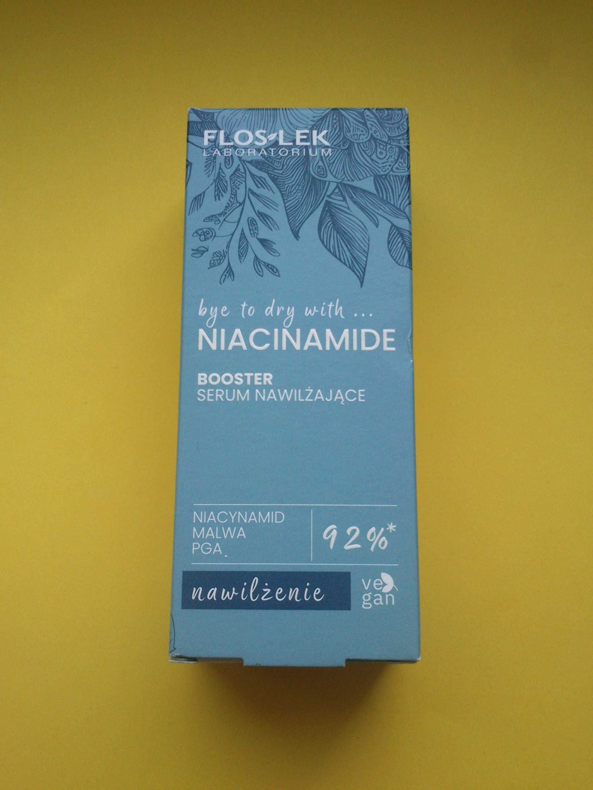 Serum booster problematyczna sucha cera nawilżenie FlosLek Niacinamide