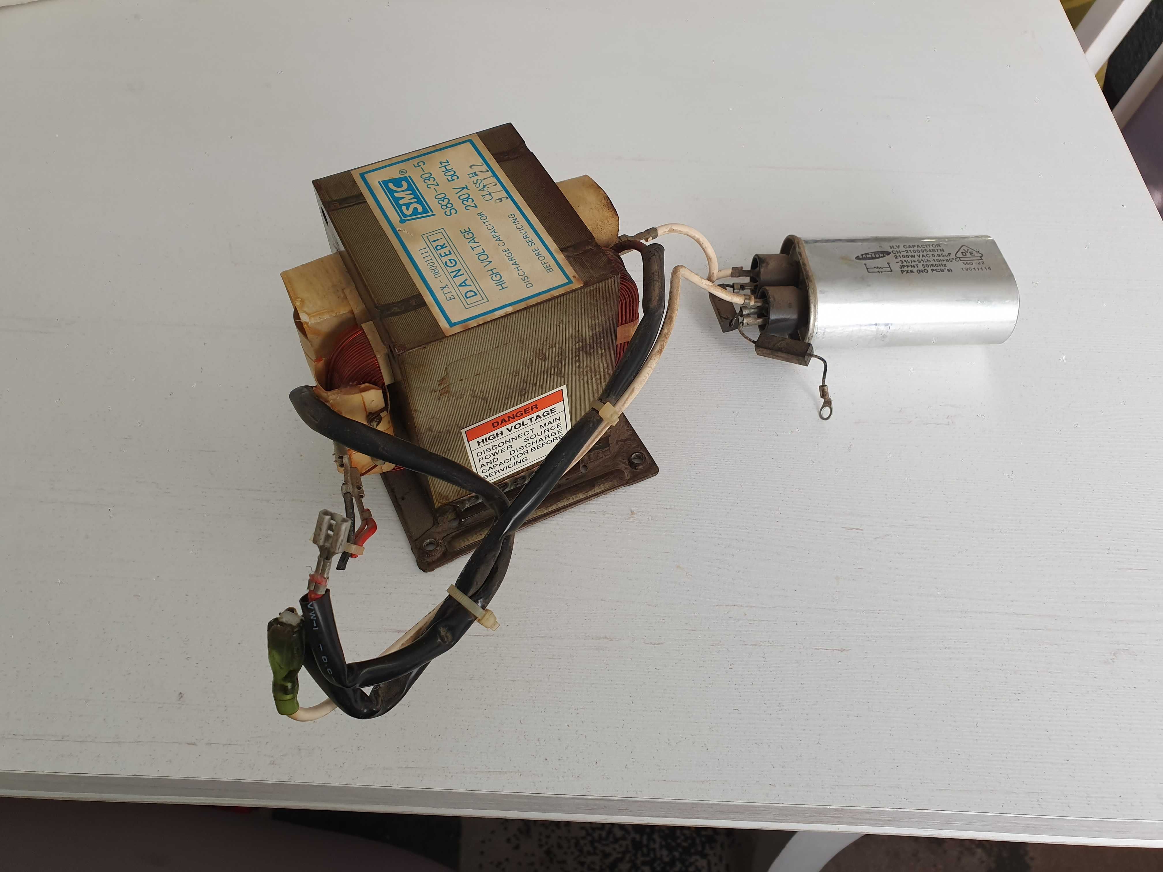 Transformator z kuchenki mikrofalowej mikrofalówki SMC