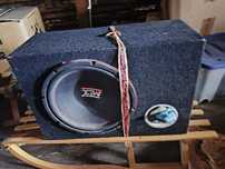 Subwoofer MTX Audio + wzmacniacz Blaupunkt GTA 260