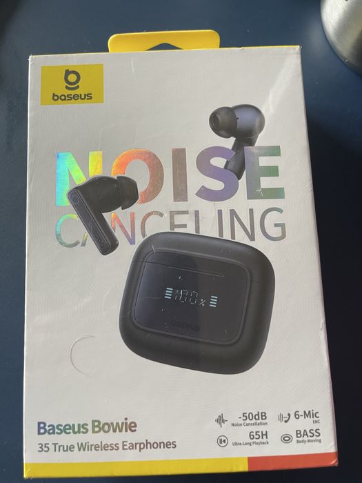 Nowe słuchawki Baseus Bowie 35 / Noise Cancelling / 65H