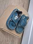 Dziecięce buty barefoot Butu do nauki chodzenia - MOXY BABY BLUE