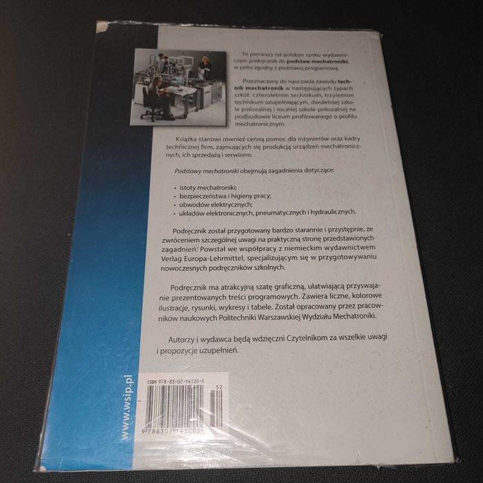 Książka- Podstawy Mechatroniki opr. Mariusz Olszewski (Jak NOWA)