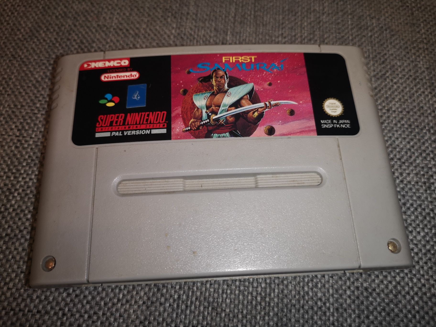First Samurai SNES Super Nintendo gra PAL (oryginał testowany) sklep