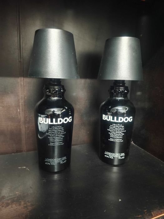 Candeeiro portátil garrafa gin