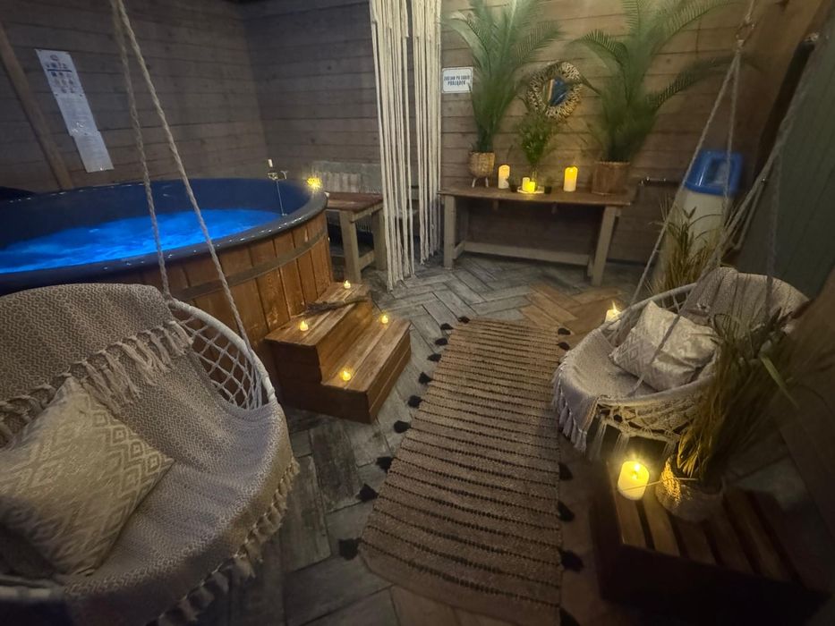 Domek na święta , sylwestra z jacuzzi i sauną Mazury Mrągowo
