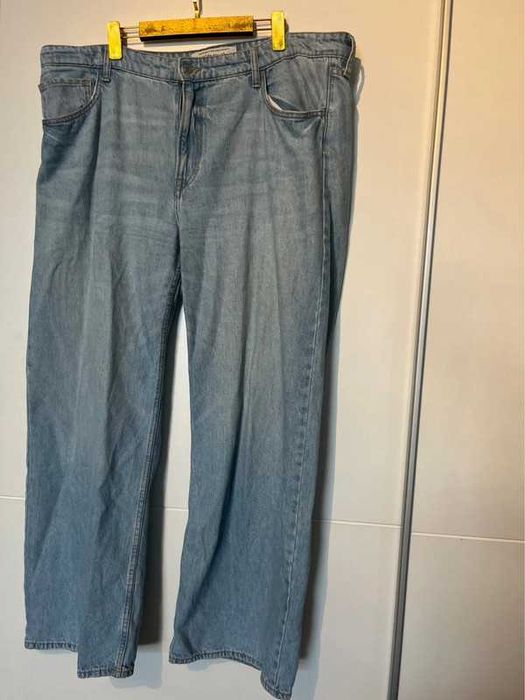 Jeansy H&M – rozmiar 50 – krój wide leg / relaxed fit baloon