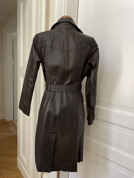 Płaszcz skórzany rozmiar S