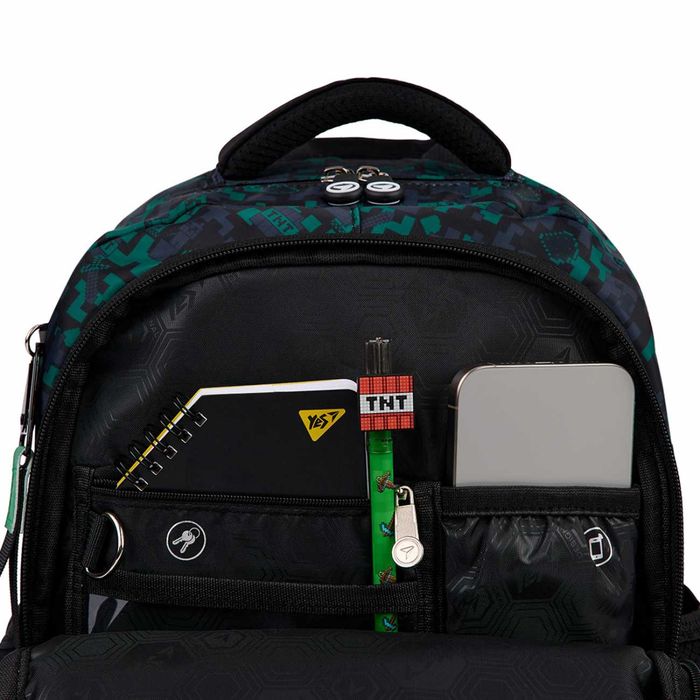 Рюкзак шкільний YES Minecraft WatchOut S-108 + пенал + сумка Майнкрафт