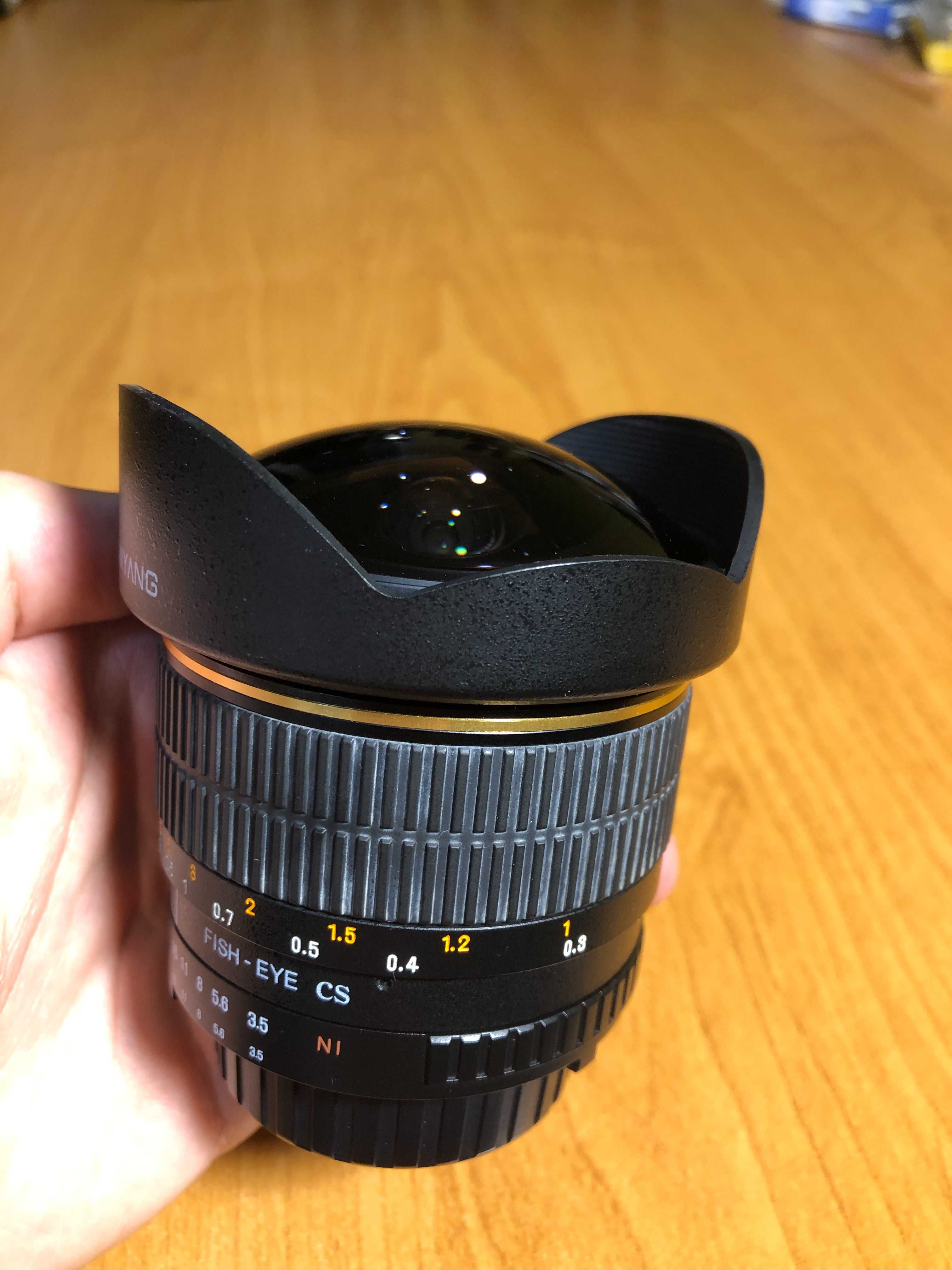 Obiektyw Samyang Fish-Eye CS 8mm 1:3.5 Rybie Oko