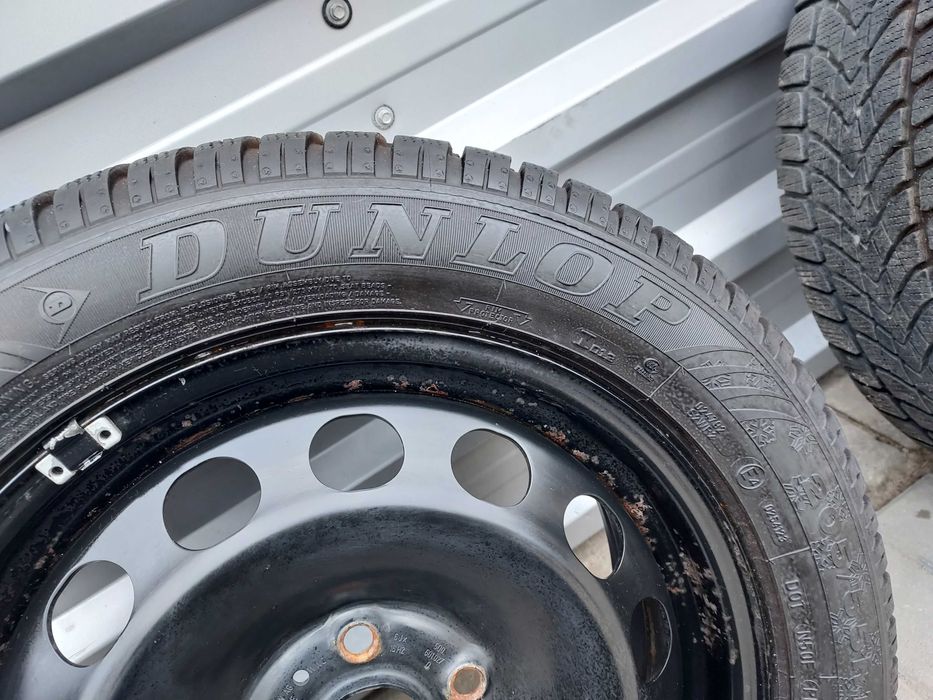 Felgi Koła Opony 205/55R16 Dunlop winter sport 4D Zimowe Vw