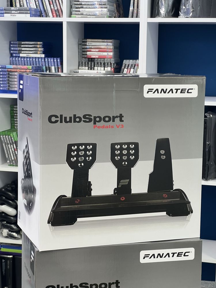Ігрові педалі Fanatec ClubSport Pedals V3 (NEW!) В наявності! Магазин!
