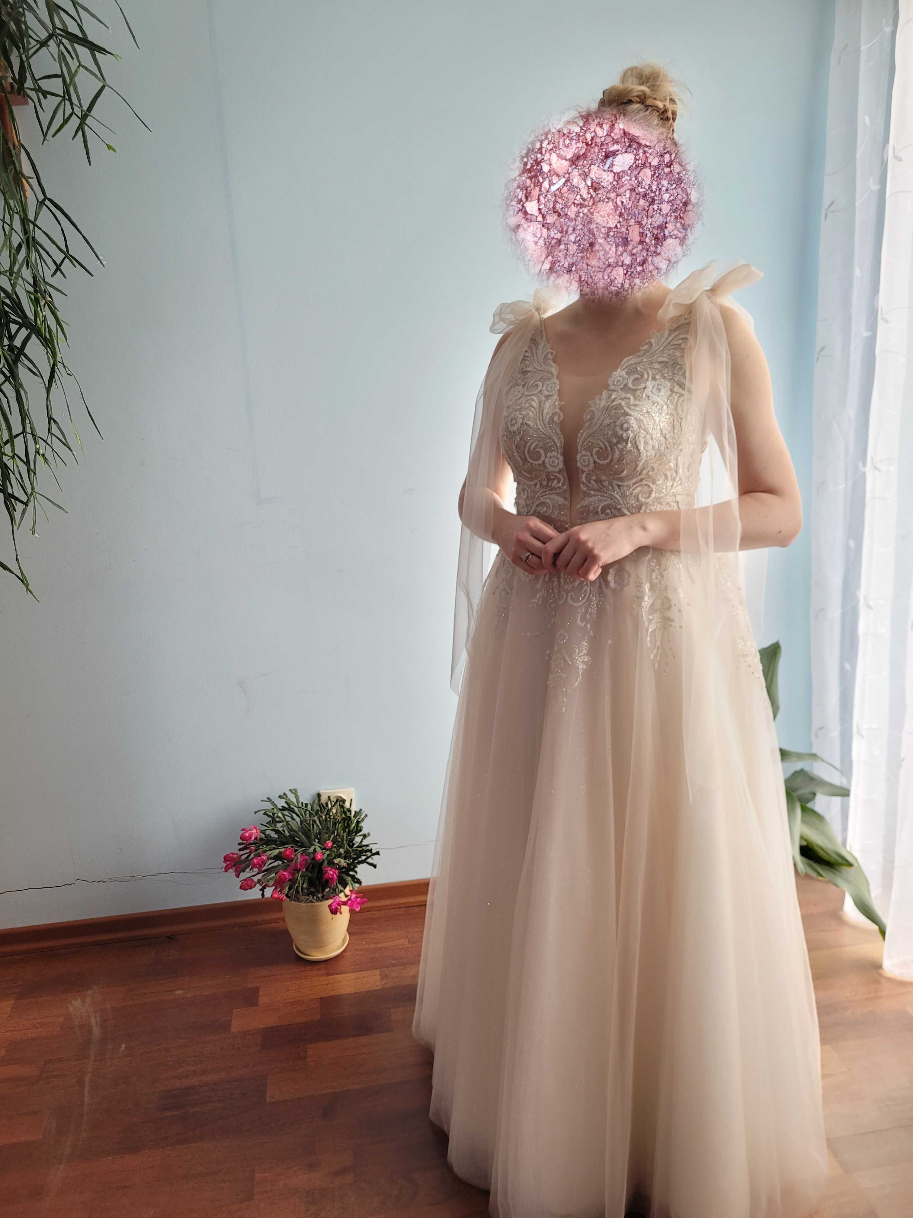 Suknia Ślubna Atelier Rosa -Rozmiar 38