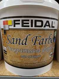 Декоративна фарба, штукатурка Feidal Sand Farbe. Сахара