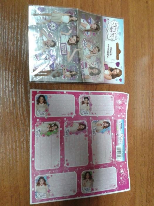 Violetta torebka + organizer na biurko + naklejki