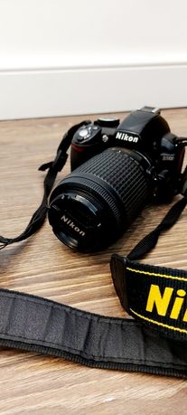 Aparat Nikon D3100 plus obiektyw Nikkor 55-200