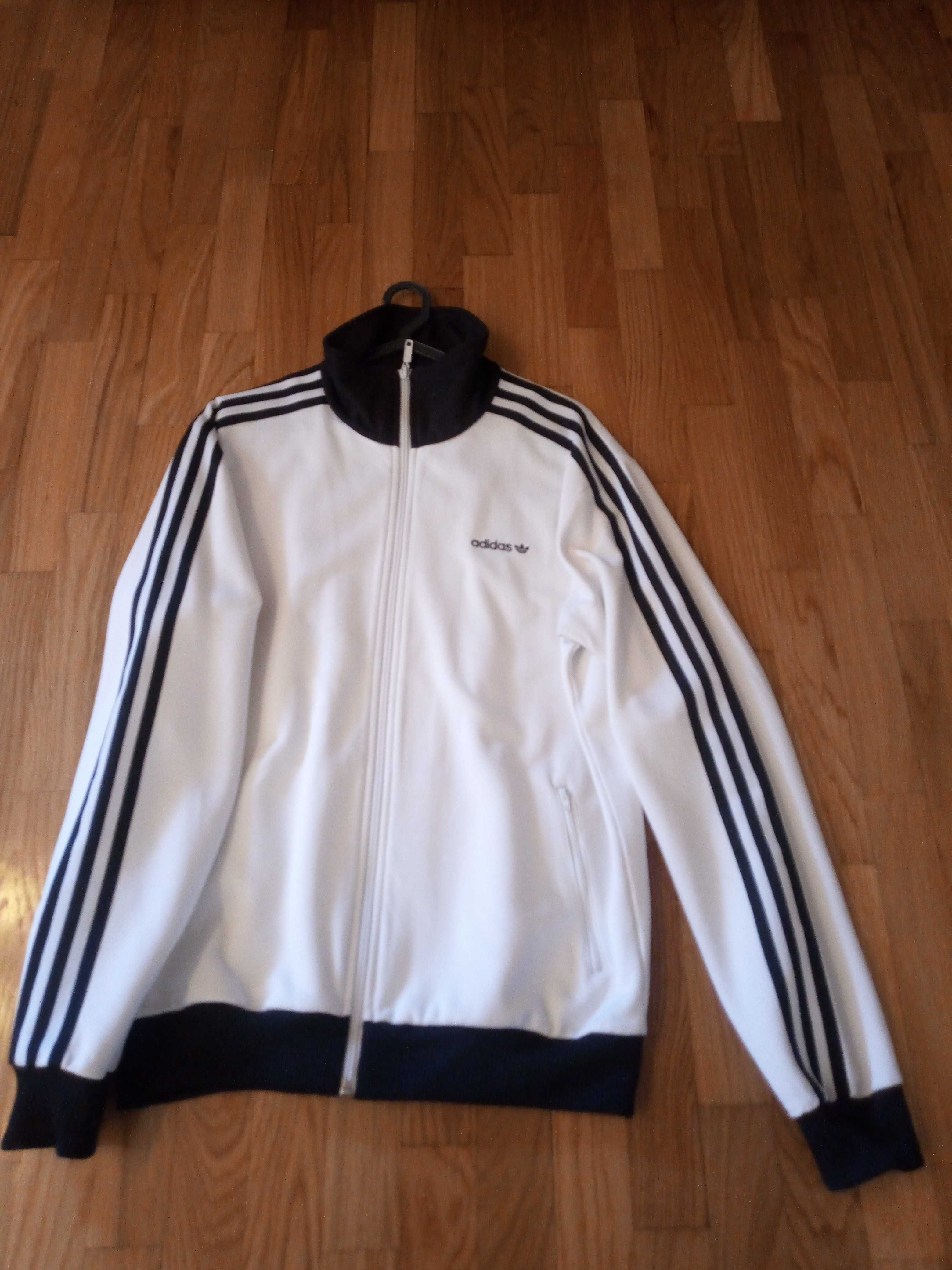 Casaco Adidas branco julgo que unisexo