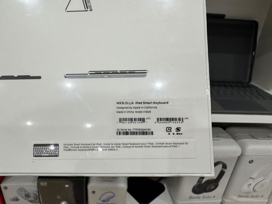 Apple Smart Keyboard iPad 7 8 9 10.2 Air 3 Pro 10.5 клавіатура MX3L2