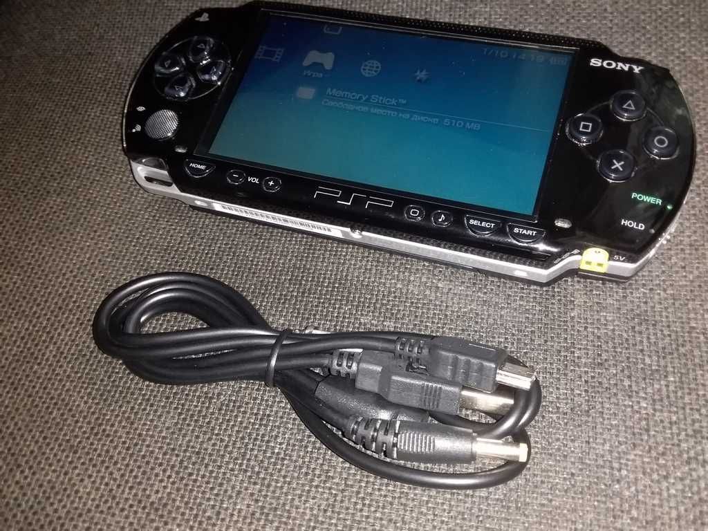 USB кабель зарядка для PSP Slim Fat