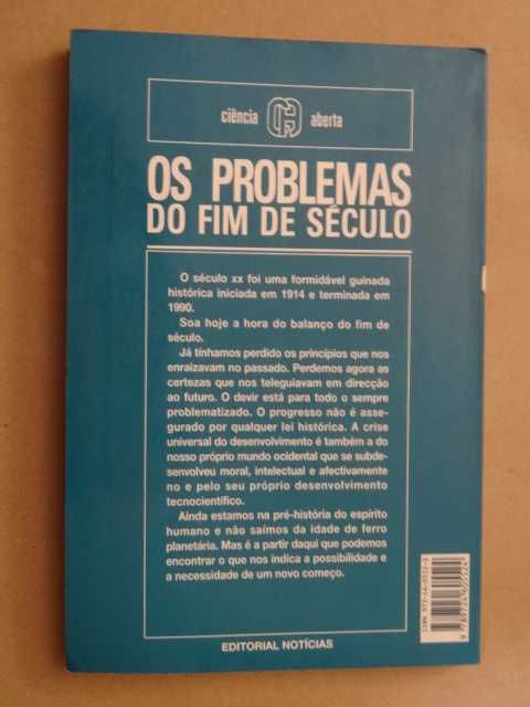 Os Problemas do Fim do Século de Edgar Morin - 1ª Edição