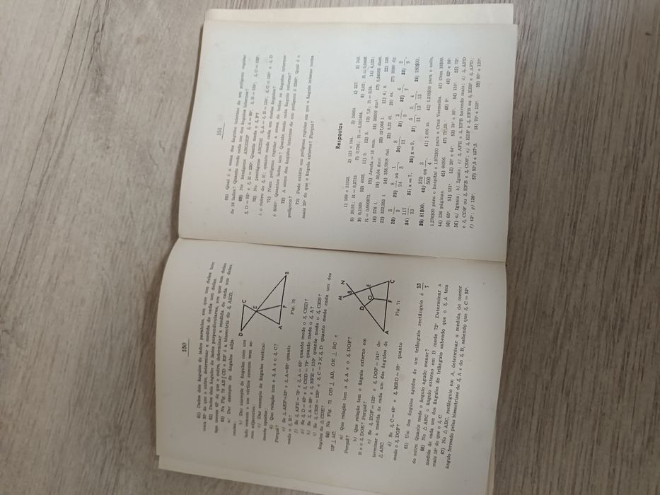 Livro de Exercícios de Geometria e Aritmética.1959