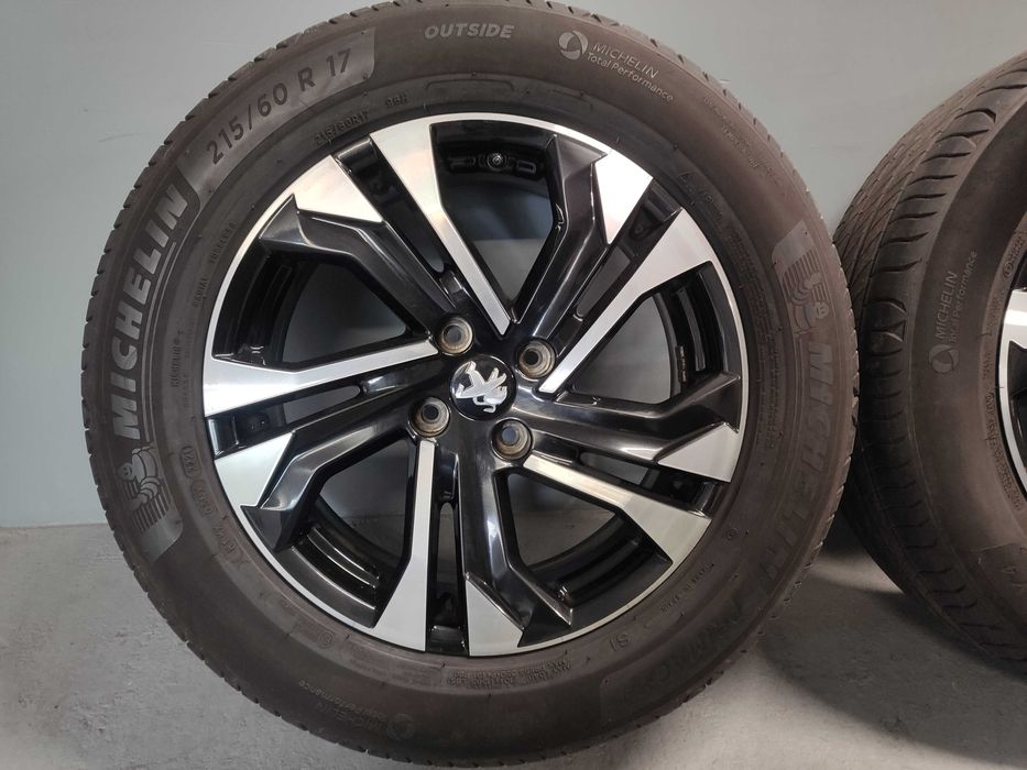 Koła alu 17 Peugeot 2008 Citroen 4x108 Michelin 215/60R17, 2021 rok