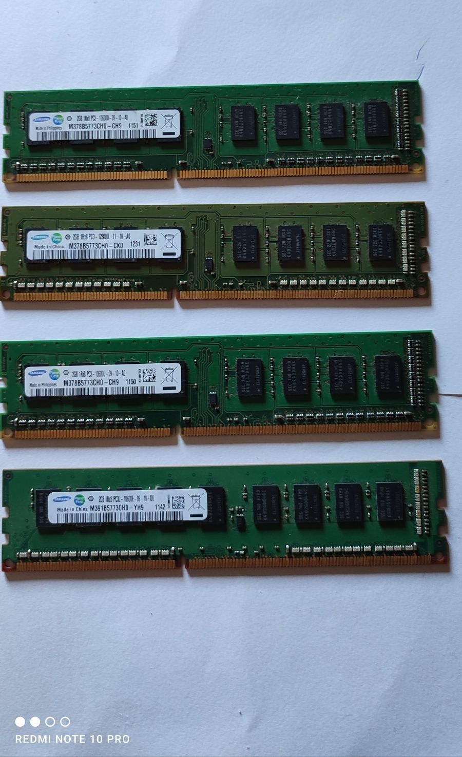 Pamięć ram DDR3 samsung 4 kości po 2 GB