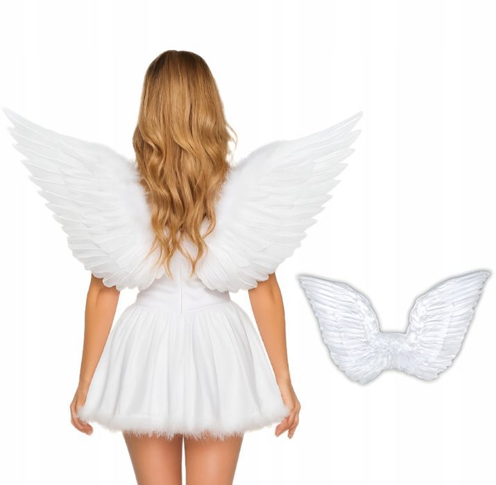 Nowe białe skrzydła anioła przebranie