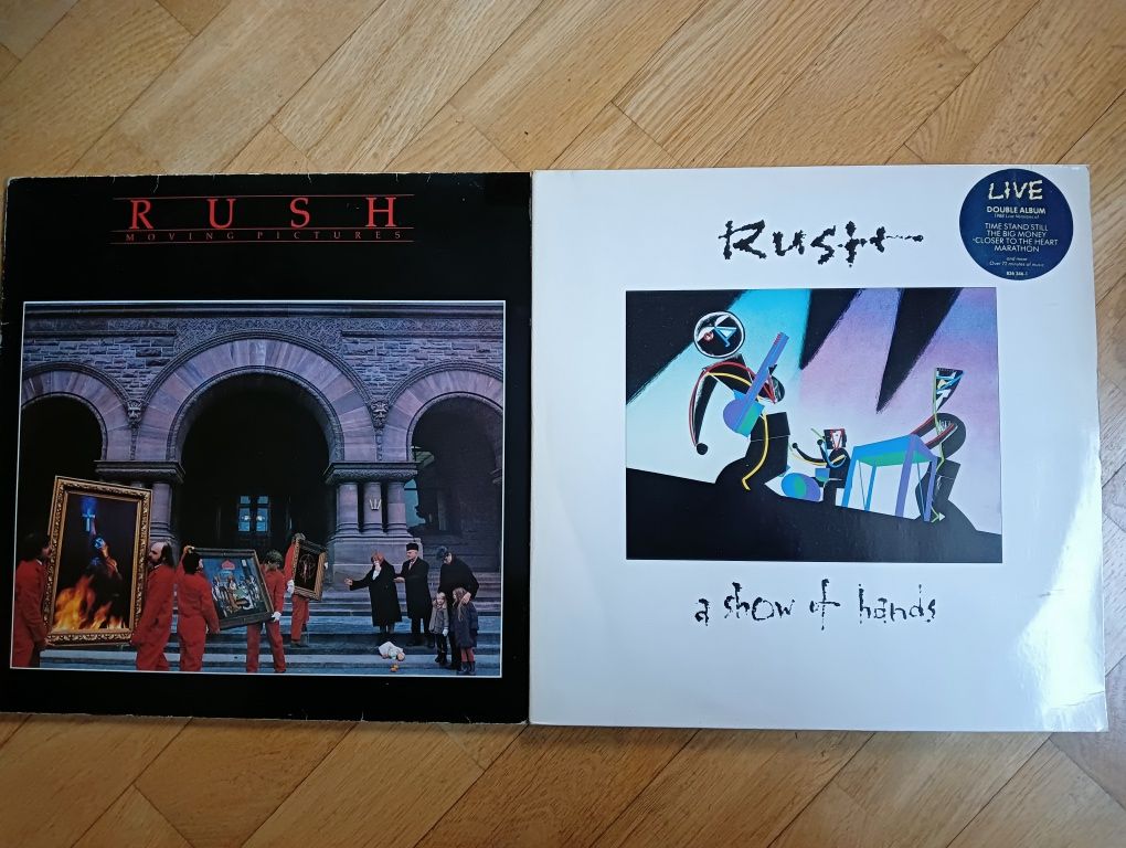 Płyta winylowa x2 Rush Moving Pictures 1st press Show of Hands 2LP