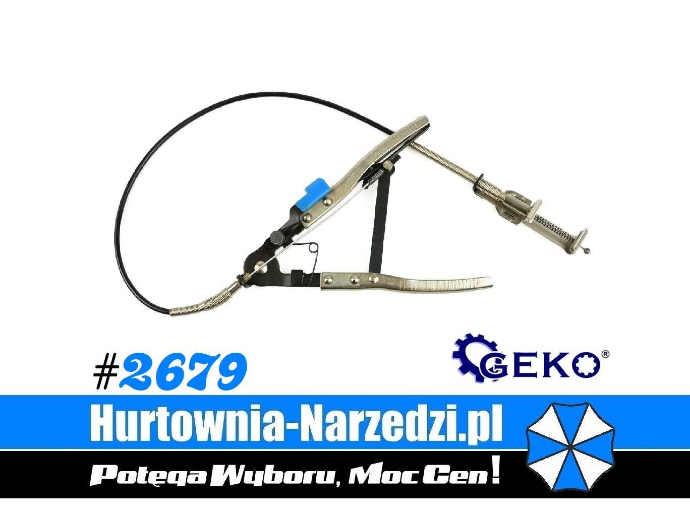 #2679 Szczypce do opasek zaciskowych z linką 655 mm Geko