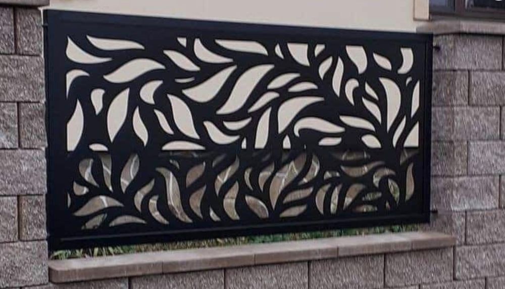 Лазерна різка металу Металеві вставки Брама жалюзі Паркан ранчо Ковка