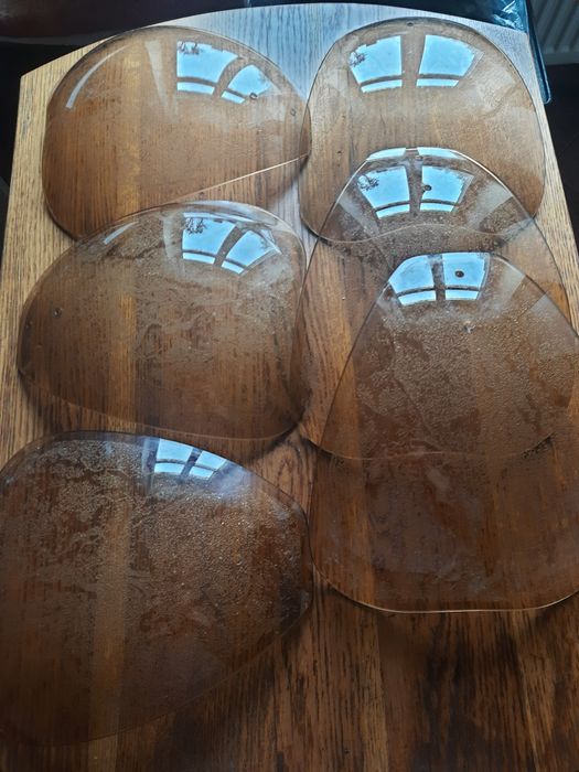 PRL żyrandol,  klosz, przyciemniane  szkło,