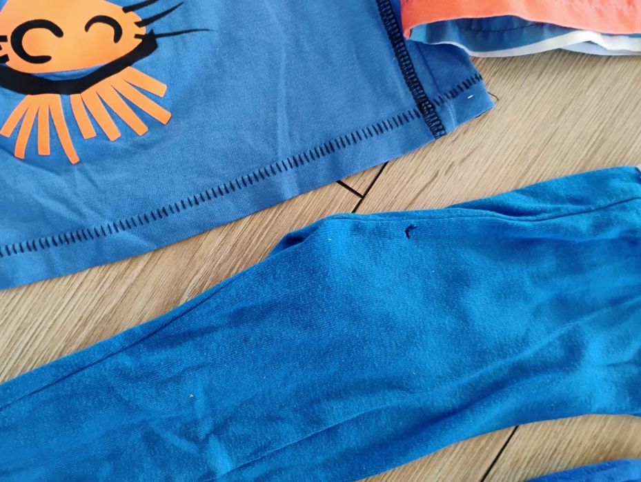Paka ubrań dla chłopca spodnie bluzy bluzki jesień zima przedszkole