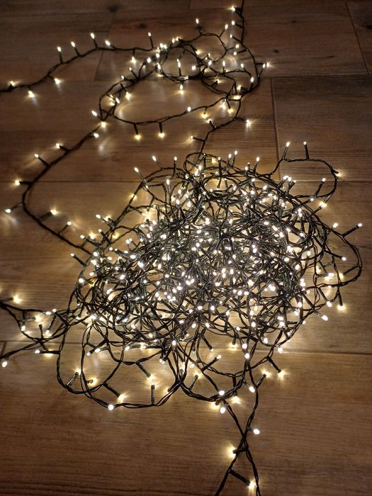 Lampki led 400 sztuk na zewnątrz i wewnątrz