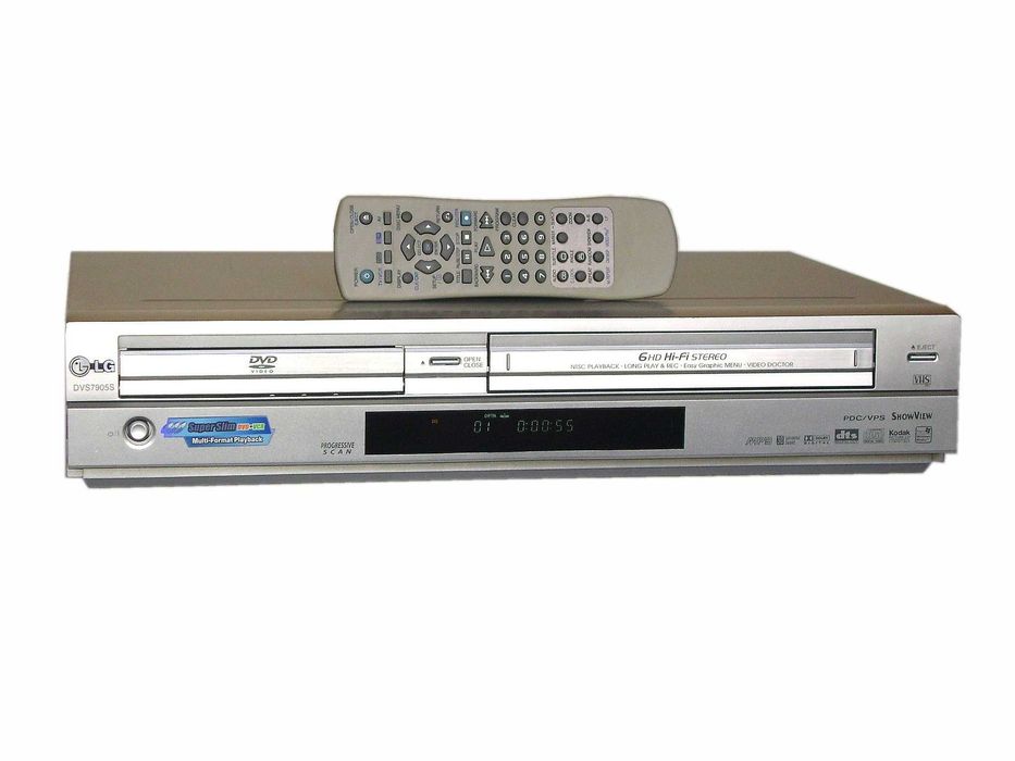 LG Combo DVD-VHS * HiFi Stereo 6Głowic NTSC Mp3 JPEG