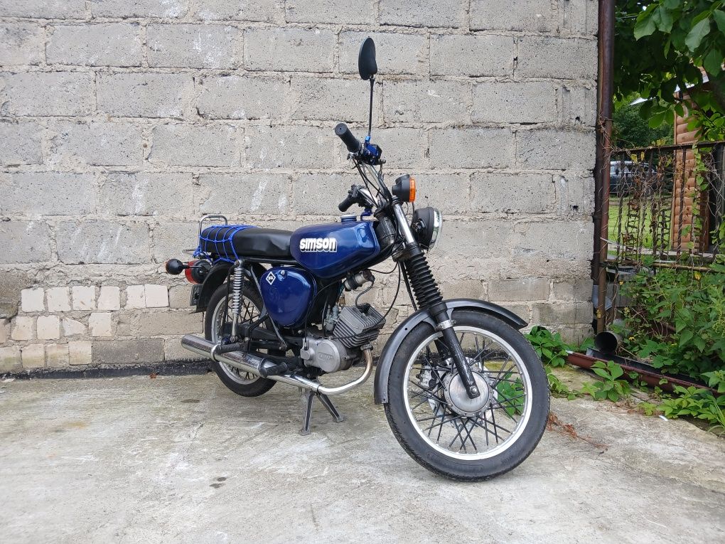Simson S51 zarejestrowany gotowy do jazdy 4 biegi 1980 rok M541 DDR