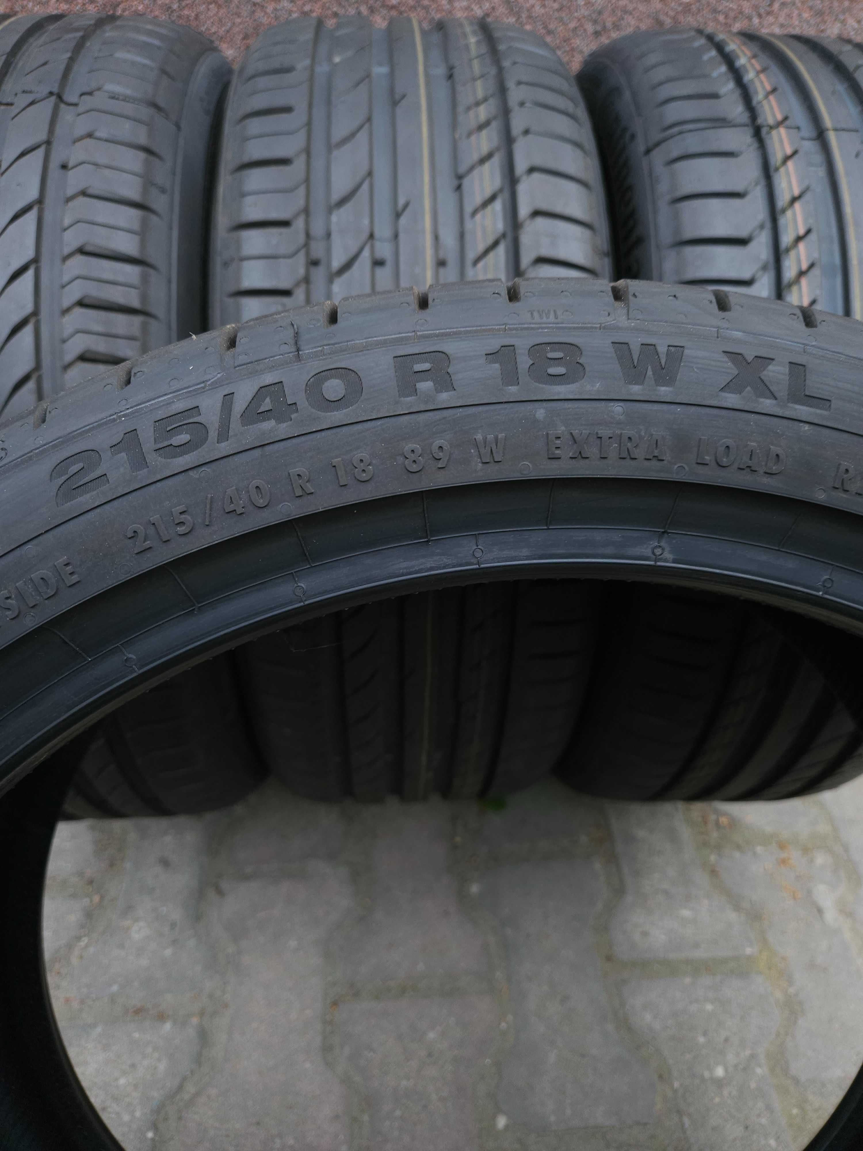 215/40R18 continental sport contact 5