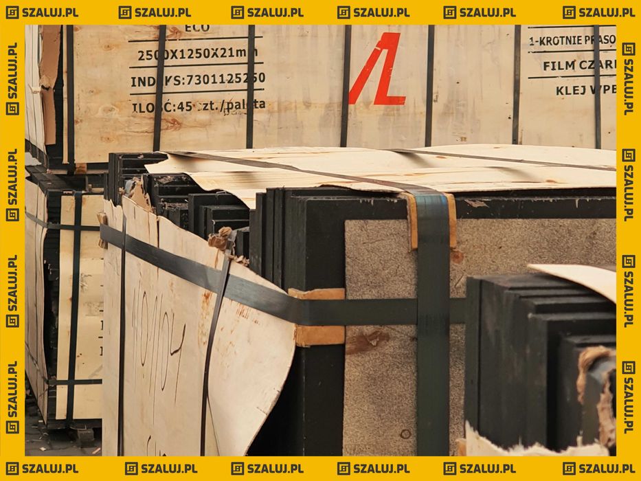 Topolowa sklejka szalunkowa  sprzedaż paletowa