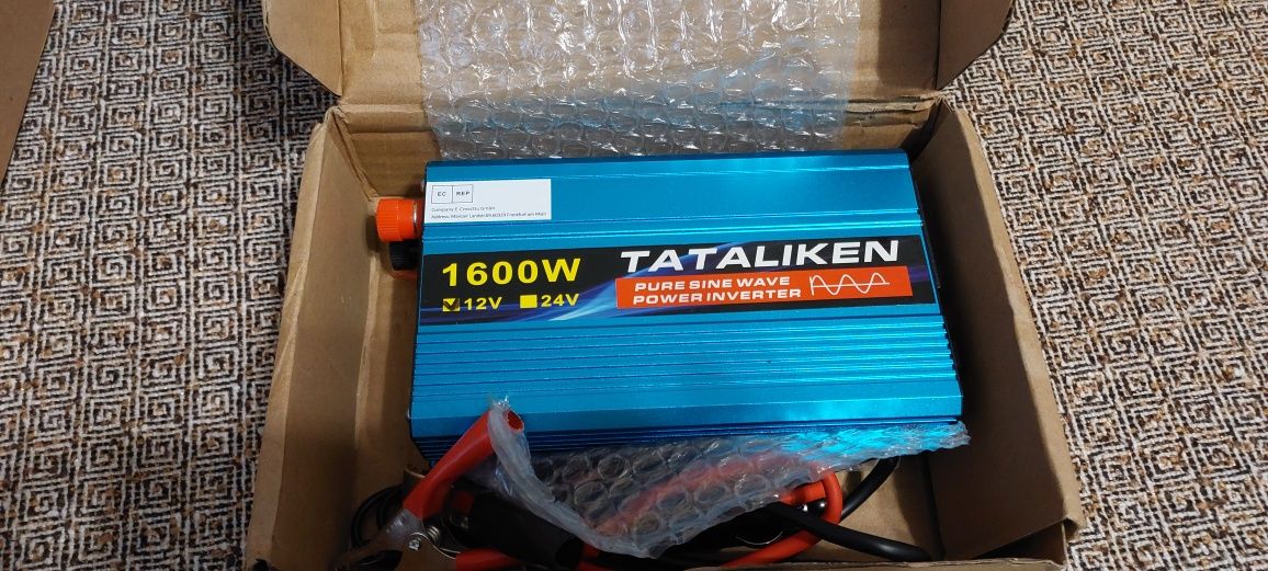 Інвертор із чистим синусом Tataliken 1600W