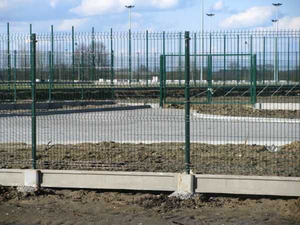 Podmurówka betonowa płyta ogrodzenie panel siatka 2,46x0,20