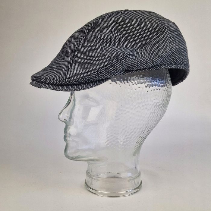 Niemiecka Płaska Czapka Jesienno-zimowa