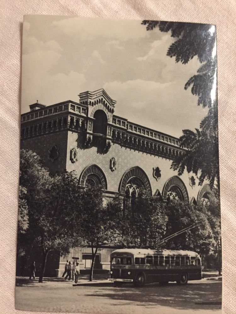 набор черно-белых мини открыток Одесса 1957 год