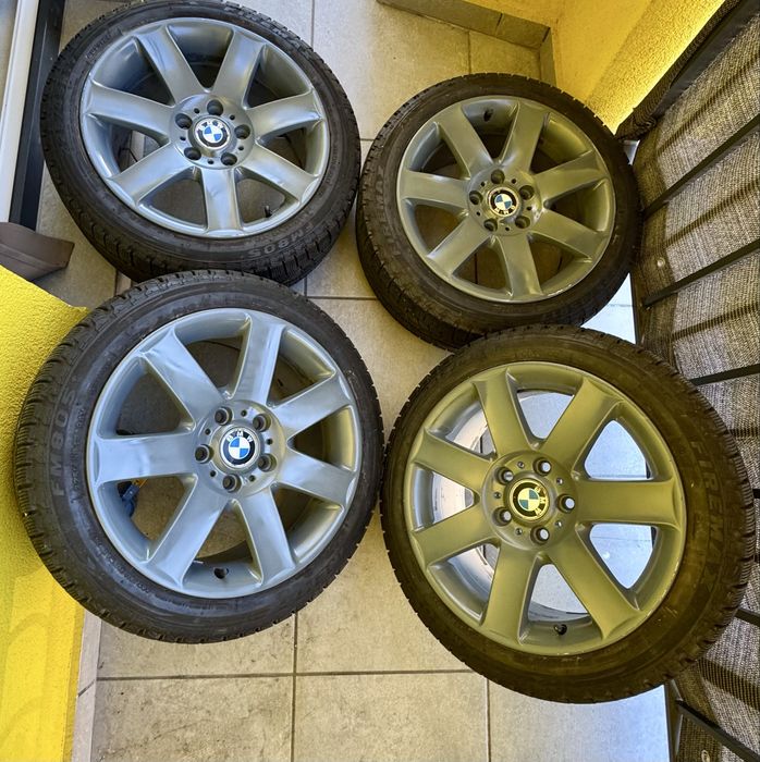 Koła opony alufelgi BMW 5x120 225/45/17 Zimowe dot 2622