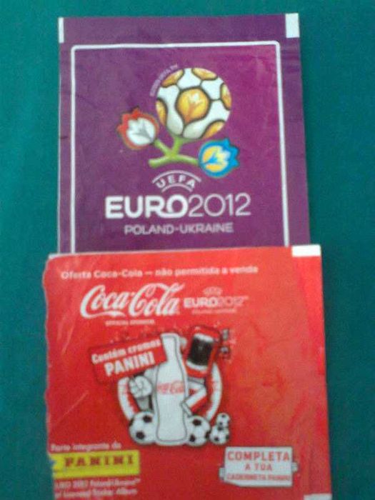 Cromos Panini: Futebol 2009/10, Futebol 2010/11, Fifa 2010, Euro 2012
