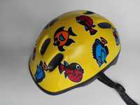 Детский защитный шлем, размер 52-56см, велосипедный, Германия.