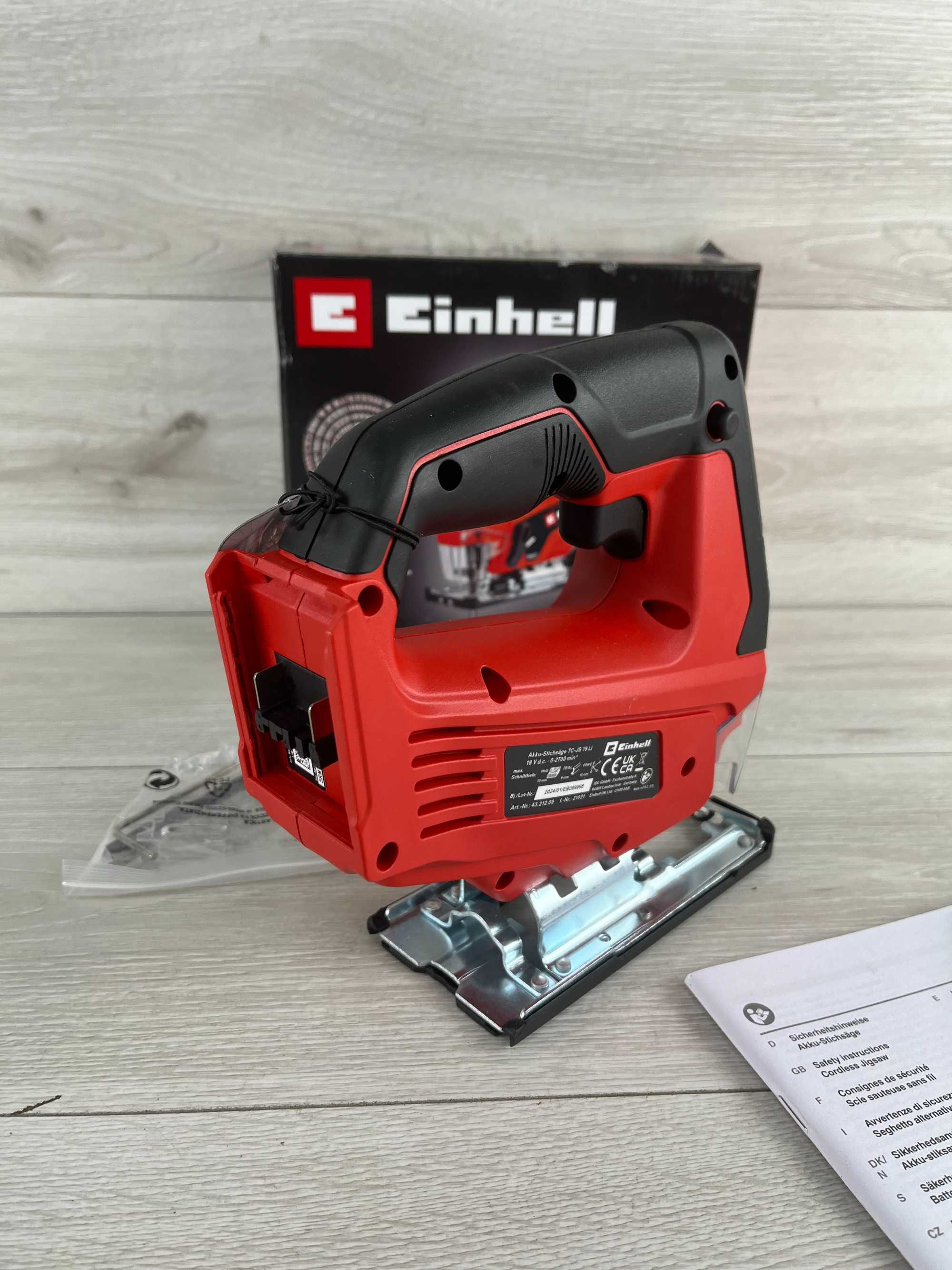 Лобзик акумуляторний Einhell TC-JS 18 Li - Solo